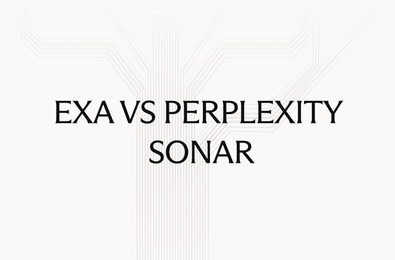 Exa vs Perplexity